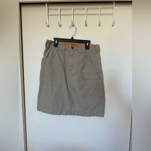 Eddie Bauer Khaki Cargo Skirt